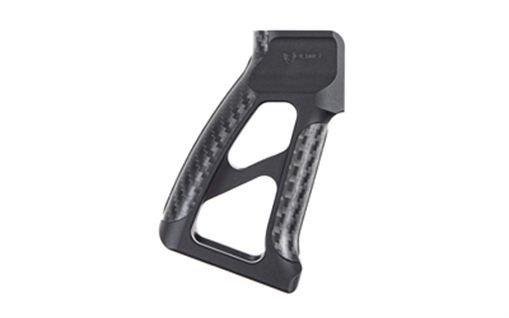 Fortis Manufacturing, Inc. Torque, Pistol Grip, 15 Degrees, Black with Carbon Fiber Accents, Fits AR-15 TOR-PG-CF-15-BLK