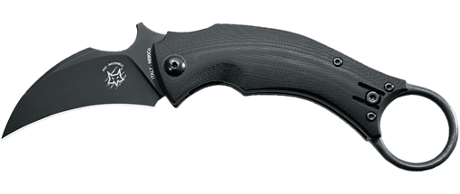 FOX KNIVES BLACK BIRD G10 BLACK FX-591