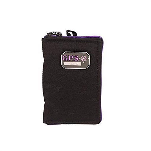 G-Outdoors Medium Pistol Sleeve with Locking Zipper - Purple GPS-865PSPU