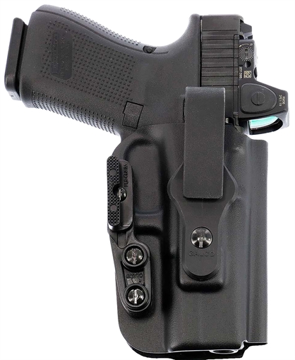Galco Triton 3.0 Kydex Strongside/Crossdraw IWB Holster for Glock 43X MOS w/ Red Dot Black RH TR3-800RB TR3800RB