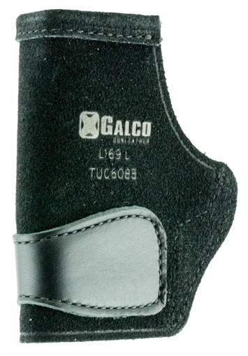 Galco Tuck-N-Go 2.0 IWB Black Leather UniClip/Stealth Clip Fits Sig P238/Springfield 911/Diamondback DB Ambidextrous TUC608B