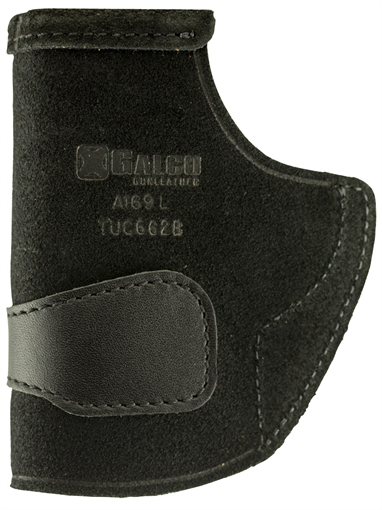 Galco Tuck-N-Go 2.0 IWB Black Leather UniClip/Stealth Clip Fits Springfield XDS Ambidextrous TUC662B