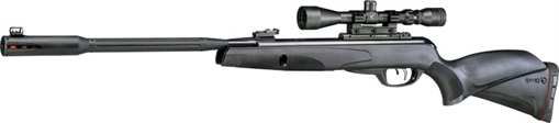 Gamo Whisper Fusion Mach1 Gas Piston 177 Black Black Receiver Black Molded All Weather Stock Scope 3-9x40mm 6110063254