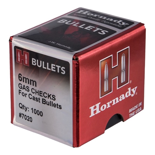 Hornady 6MM/243 CALIBER GAS CHECKS 1,000/BOX 7020