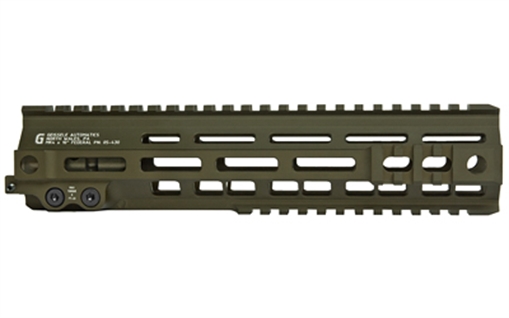 Geissele Automatics MK4 10'' FEDERAL SUPER MODULAR RAIL M-LOK OD GREEN 05-430ODG