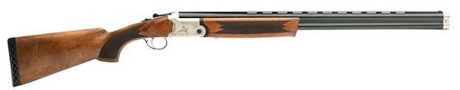 Gforce Arms Filthy Pheasant 12 Gauge Break Open 3" 2rd 28" Over/Under Vent Rib Barrel, Engraved Nickel-Plated Receiver, Fixed Turkish Walnut Stock, Extended Choke GF51228