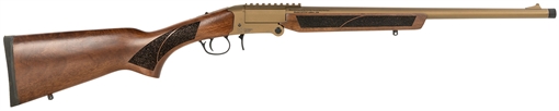 Gforce Arms GFTXP Youth 400 Legend 1rd 20" Bronze Cerakote Steel Barrel, Bronze Cerakote Picatinny Rail Steel Receiver, Fixed Walnut Wood Stock GFTXP4020Y