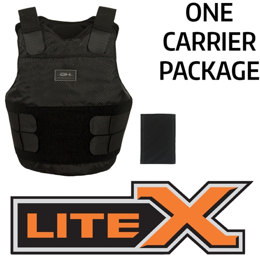 GH Armor Systems LiteX LX02 Level IIIA Carrier Package GH-LX02-IIIA-M-1-MRB