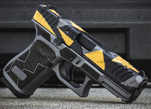 GLOCK 19 G19 GEN 5 RMR CUT HGA 9MM 4.0 IN BBL FS 5LB 3 15RD MAG GEODESIC CAMO HYBRID STIPPLE GLOGPA195S203RMRGC