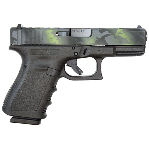 Glock 19 Gen 3 Custom "Multicam" Compact Handgun 9mm Luger 15rd Magazines (2) 4.02" Barrel Black USA UI1950203 MOD19MC