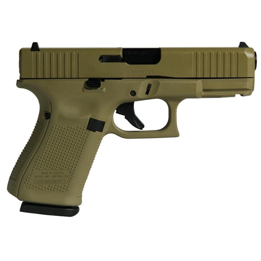 Glock 19 Gen 5 Custom "FDE" Compact Handgun 9mm Luger 15/rd Magazines (3) 4.02" Barrel USA UA195S203 MODFDE