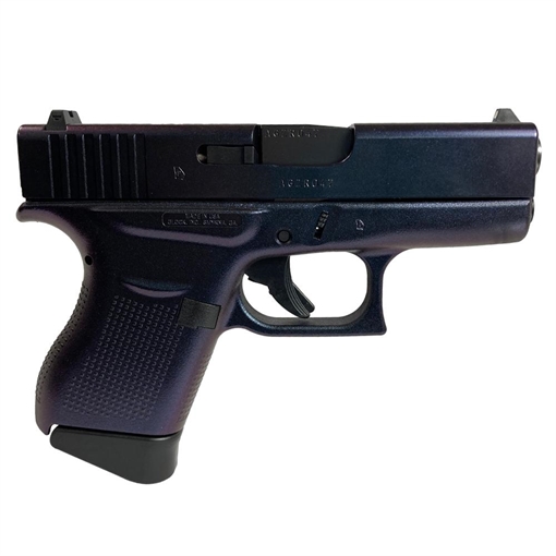 Glock 43 Custom "Mongoose Purple" Subcompact Handgun 9mm Luger 6rd Magazines (2) 3.41" Barrel USA Made UI4350201 MODMG
