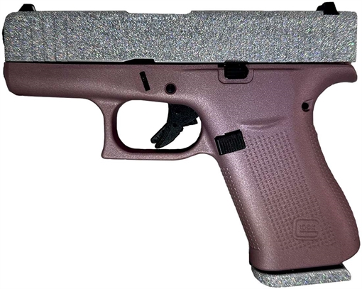 GLOCK 43X 9MM GLITTER GUNZ BLUSH DIAMOND PX4350201BDIA