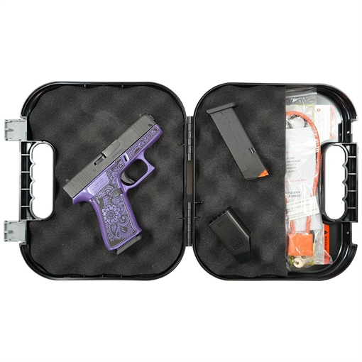 Glock 43x Custom "Purple Pearl Mandala" Subcompact Handgun 9mm Luger 10/rd Magazines (2) 3.41" Barrel USA UX4350201 MODMDLPP