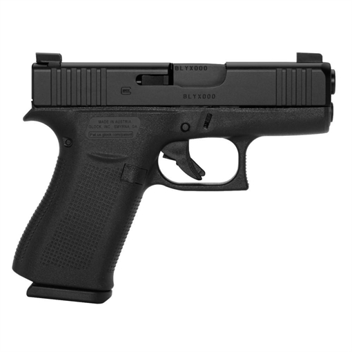 Glock 43x Subcompact Handgun 9mm Luger 10/rd Magazines (2) 3.41" Barrel Black USA REFURBISHED UR43509XSL