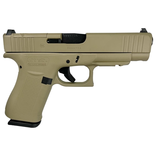 Glock 48 MOS Custom "FDE" Handgun 9mm Luger 10/rd Magazines (2) 4.17" Barrel Austria PA4850201FRMOS MODFDE