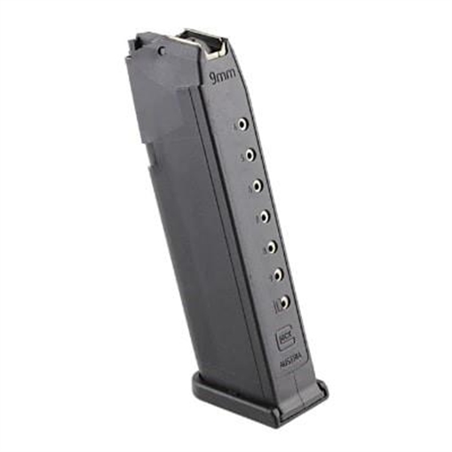 Glock Factory Handgun Magazine for Glock Model 19 9mm Luger 10/rd Black Bulk 2232