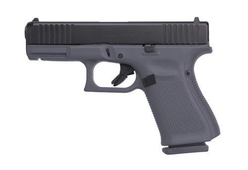 Glock G19 Gen 5 Lipsey's Exclusive 9mm, 4.02" Barrel, Gray Frame, Black Slide, 15rd