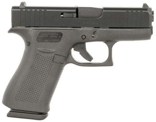 Glock 43X Slim 9mm, 3.41" Barrel, Black, Fixed Sights, 10rd