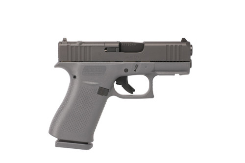 Glock 43X MOS Lipsey's Exclusive 9mm, 3.39" Barrel, Gray Frame, Black Slide, 10rd