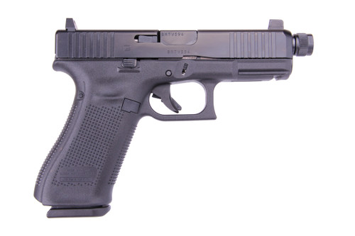 Glock 45 Gen 5 9mm, 4.02" Threaded Barrel, Black, Polymer Frame, 10rd