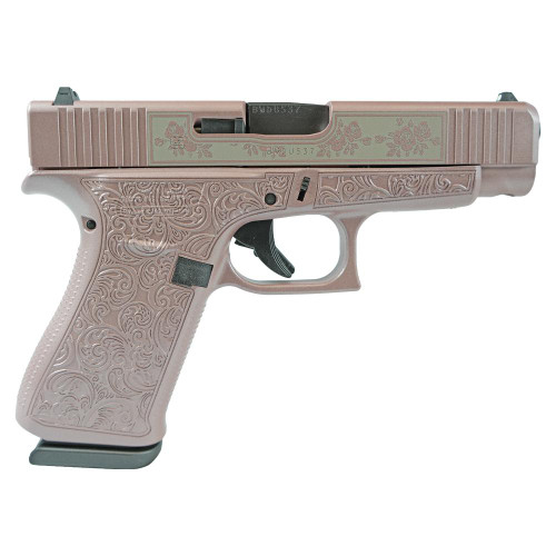Glock 48 Custom 9mm, 4.17" Barrel, "Glock n Roses", 10rd