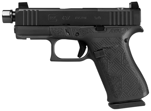 GLOCK SHARK COAST TACTICAL 43X 9MM MOS BLACKOUT 1 UX4350204FRMOSBLK