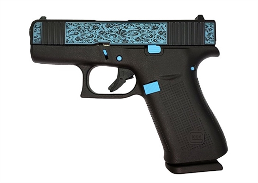 GLOCK*43X 9MM BLUE SCROLL PX4350204BS