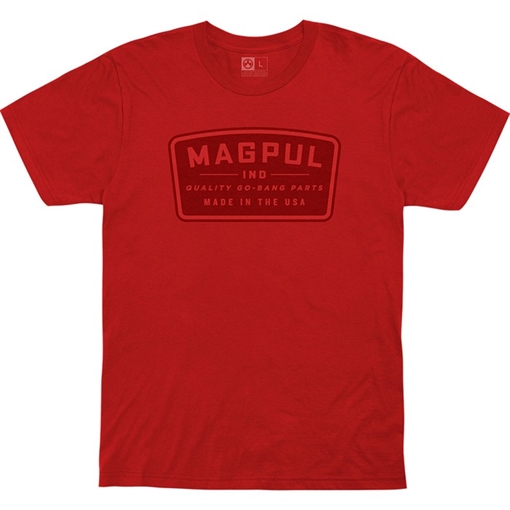 Magpul GO BANG PARTS COTTON T-SHIRT 2X-LARGE RED MAG1111-610-2XL