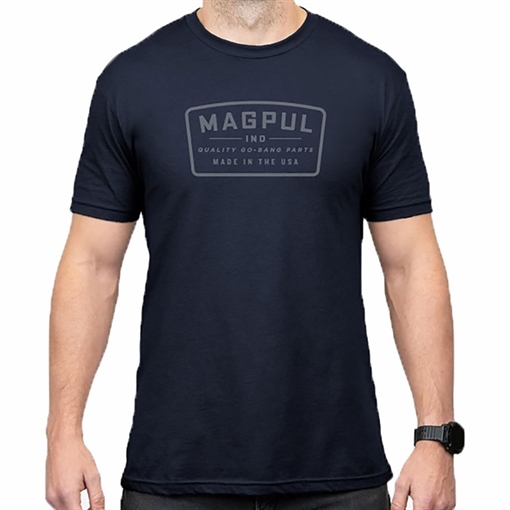 Magpul GO BANG PARTS COTTON T-SHIRT NAVY SMALL MAG1111-410-S