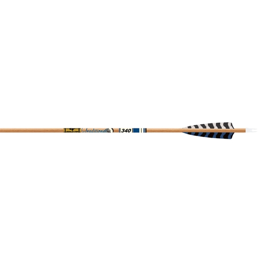 Gold Tip Traditional XT Arrows - 500 - 5" Barred Feathers - 1/2 dozen TRXT500F6