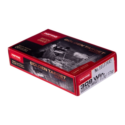 Norma 308 WINCHESTER 175GR MATCH BOAT TAIL 20/BOX 10177442