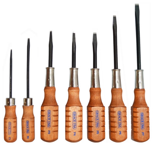 GRACE USA SCREWDRIVER SET PISTOLSMITH GUN CARE SET OF 7 GRHG7