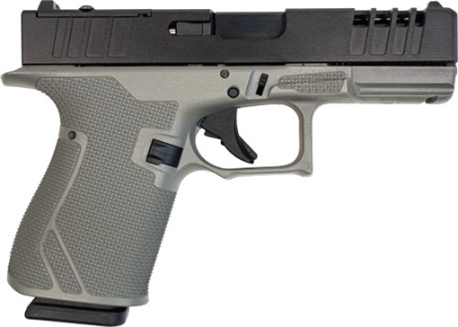 Great Lakes Firearms Striker 9mm 15+1 4" Front/Rear Serrations Cerakote Bull Shark Gray GL19SRK