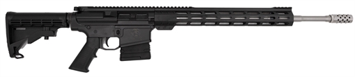 Great Lakes Firearms AR-10 6.5 Creedmoor 10+1 20" Stainless Barrel, Black Rec, 15.25" M-Lok Handgaurd, Carbine Stock, A2 Grip, Muzzle Brake GL1065SSBLK