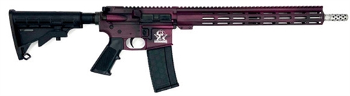 GREAT LAKES FIREARMS GL-15 RIA 223 WYLDE 16IN BBL ORC BATTLEWORN BLACK CHERRY/SS 30RD MAG GL15223SS B-CHY GL15223SSBCHY