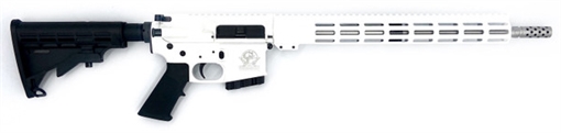 Great Lakes Firearms GLFA 350 Legend 5+1 18" Stainless Threaded Barrel, White Cerakote Picatinny Rail Aluminum Receiver, M-LOK Handguard Black Synthetic Stock, Mil-spec Polymer Grip GL15350SSWHT16