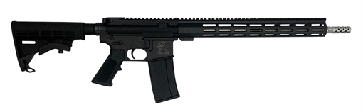 Great Lakes Firearms AR-15 223 Wylde 30+1 16", Black, 15" M-Lok Handguard, Carbine Stock, A2 Grip, Muzzle Brake Left Hand GL15223SSLBLK