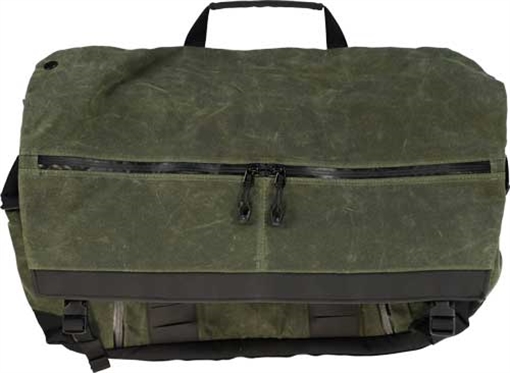 GREY GHOST GEAR WANDERER BAG 2.0 WAXED CANVAS OLIVE DRAB GTG5906OD