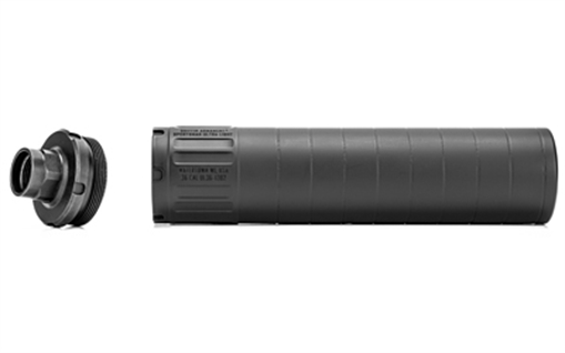 Griffin Armament Sportsman Ultra Light 36HD, Suppressor, 6.09" Long, 36 Caliber, 17-4 Stainless Steel, Cerakote Finish, Black, HUB Compatible, Includes 5/8x24 Direct Thread Adapter GASUL36HD-W GASUL36HDW