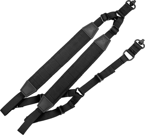 GROVTEC MOLLE BACKPACK SLING W/PUSH BUTTON SWIVELS BLACK GTSL118