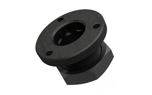 GrovTec Non-Rotating Flanged Base, Black GTHM196