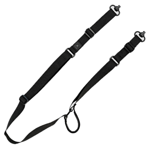 GrovTec Sabre 2 Point Sling, Matte Finish, Black, Includes Push Button Swivels GTSL134
