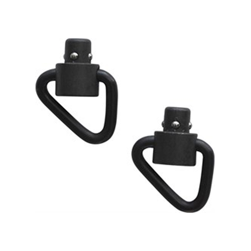 GrovTec Recessed Plunger Heavy Duty Push Button Swivels, Manganese Phosphate, Angled Loop GTSW263