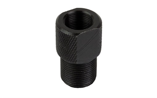 GrovTec Thread Adapter, 1/2X28 to 5/X24, Black Oxide Finish, Black GTHM197