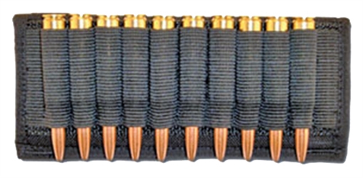 GrovTec US Inc Belt Slide Nylon w/Elastic Loops 10rd Rifle Belt Slide Mount 2.25" GTAC86