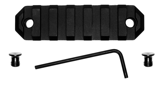 GrovTec US Inc 3 Inch 7 Slot Keymod Black Anodized GTSW228