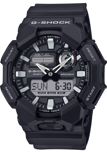 GSHOCK ANLG-DIGTL BLK GA0101ACR