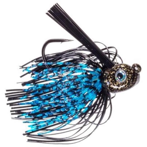 GSM OZ RUSS LANE BLACK BLUE PITCH N SKIP JIG BEL-RLJBB12