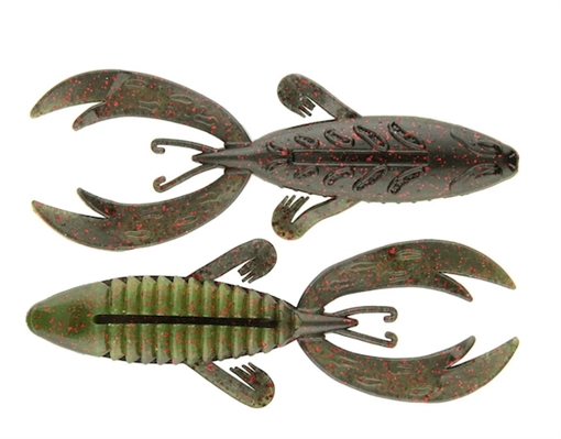 GSM ROJAS FIGHTING FROG / BLACK NEON/WATRMELON RED (5 PACK) BBB-5RFF-19